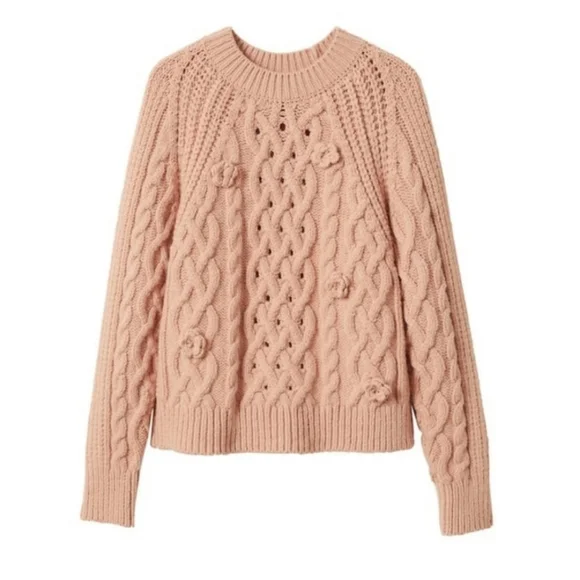 MANGO Cable knit sweater - Picture 4 of 5